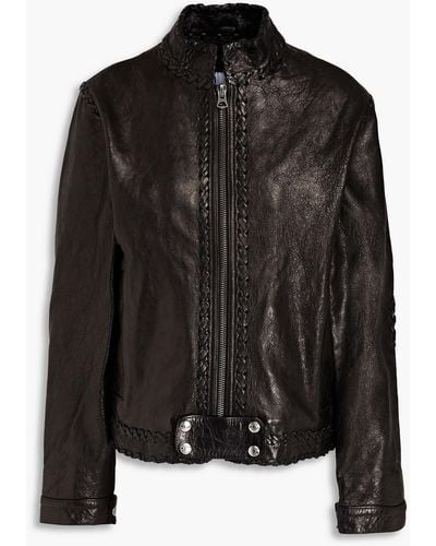 RE/DONE Leather Jacket - Black