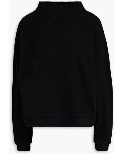 Ba&sh Heather Knitted Turtleneck Sweater - Black