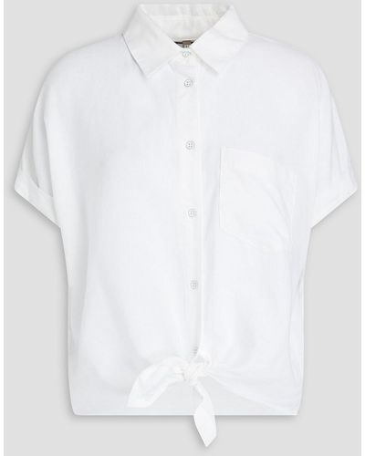 DL1961 And Linen-blend Shirt - White