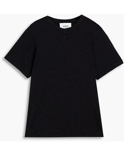 Ba&sh Brandy Cotton-jersey T-shirt - Black