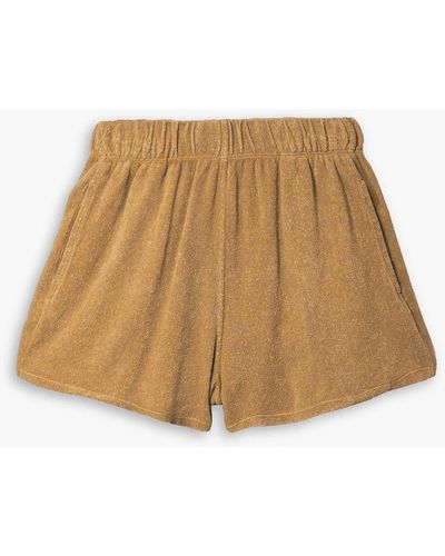 Suzie Kondi Cotton-terry Shorts - Natural