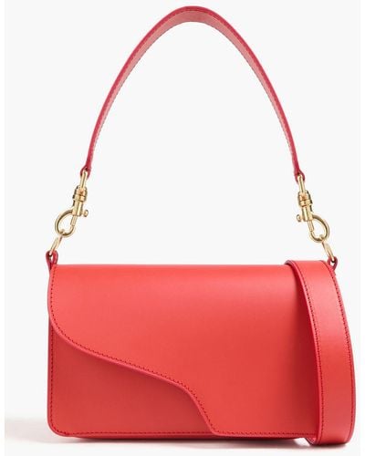 Atp Atelier Assisi Leather Shoulder Bag - Red