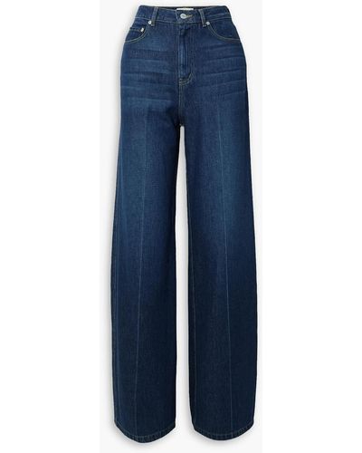Officine Generale Romy High-rise Wide-leg Jeans - Blue
