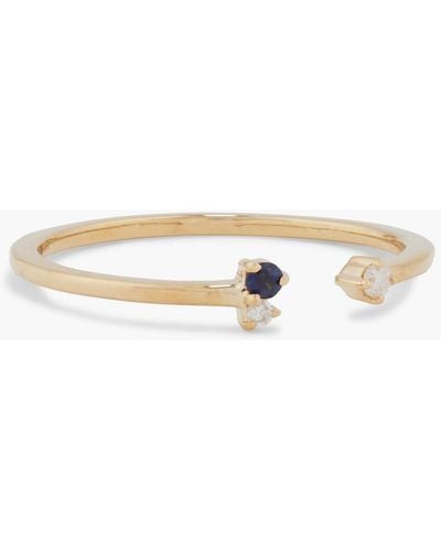 Adina Reyter 14-karat Gold, Sapphire And Diamond Ring - Metallic