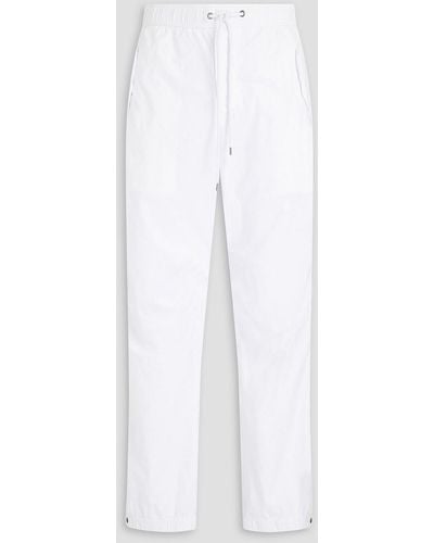 James Perse Stretch-cotton Track Trousers - White