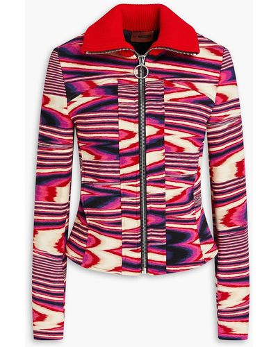 Missoni Crochet-knit Jacket - Red