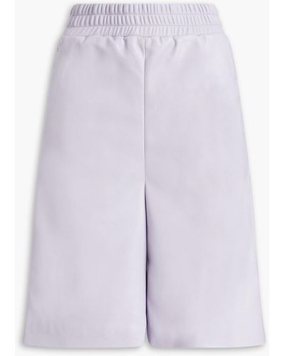 Jakke Bella Faux Leather Shorts - Purple