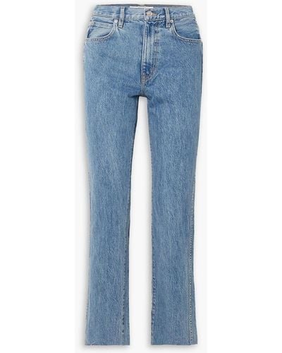 SLVRLAKE Denim Hero High-rise Slim-leg Jeans - Blue