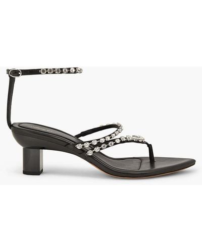 3.1 Phillip Lim Verona Crystal-embellished Sandals - Black