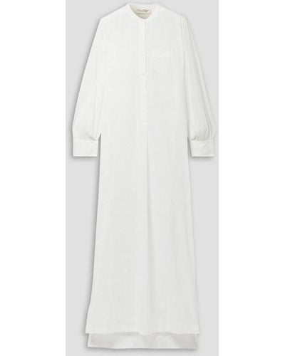 Nili Lotan Sandra Cotton-voile Maxi Dress - White
