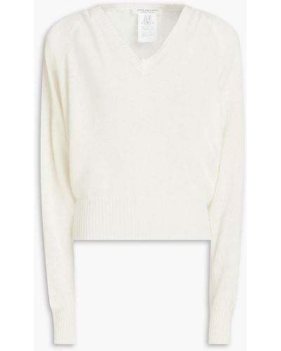 Philosophy Di Lorenzo Serafini Wool And Cashmere-blend Sweater - White