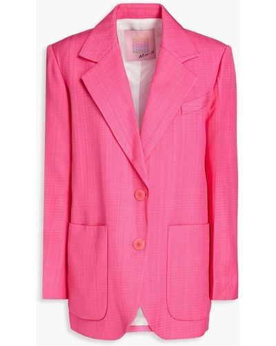 Sandro Hisae blazer aus crêpe - Pink