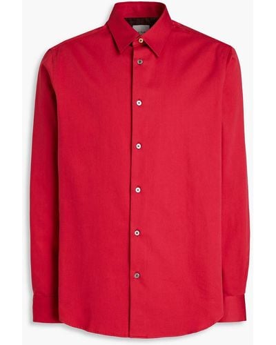 Paul Smith Cotton-twill Shirt - Red