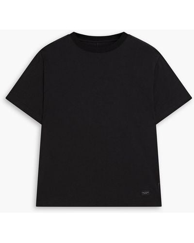 Rag & Bone Fit 3 Cotton-jersey T-shirt - Black