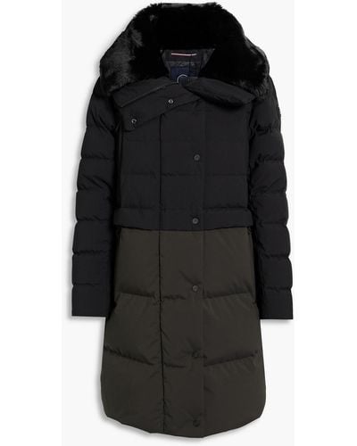 Fusalp Marilou Faux Fur-trimmed Quilted Shell Coat - Black