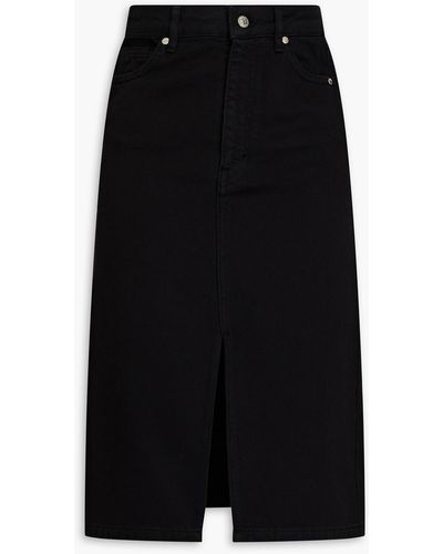 Ba&sh Jude Denim Skirt - Black
