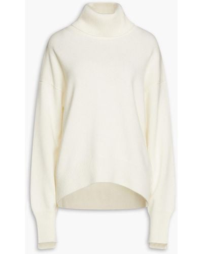 arch4 Simone Oversized Cashmere Turtleneck Sweater - White