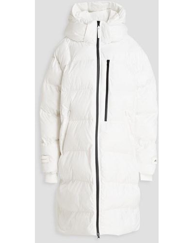 adidas By Stella McCartney Quilted Shell Hooded Coat - White