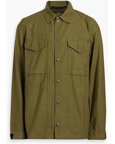 Rag & Bone Flight Cotton Jacket - Green