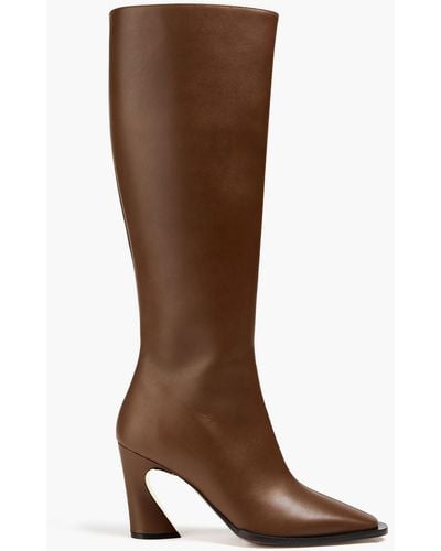 Zimmermann Leather Knee Boots - Brown