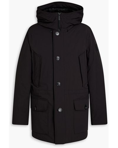 Woolrich Parka aus shell aus einer baumwollmischung - Schwarz