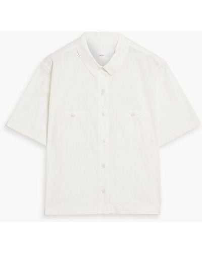 Onia Cotton-poplin Shirt - White