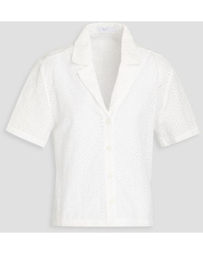 Onia Broderie Anglaise Cotton Shirt - White