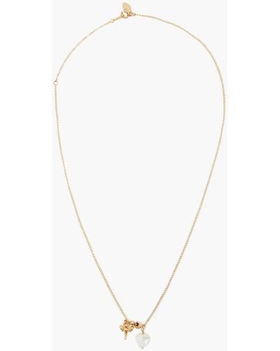 Zimmermann Gold-tone Mother-of-pearl Necklace - White