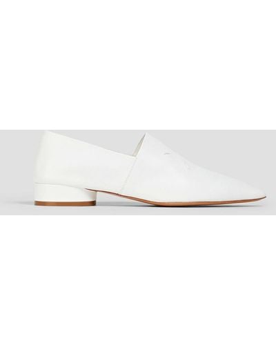 Maison Margiela Leather Loafers - White