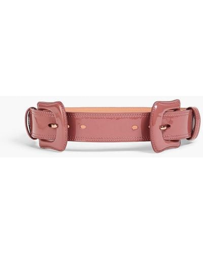 Zimmermann Patent-leather Belt - Pink