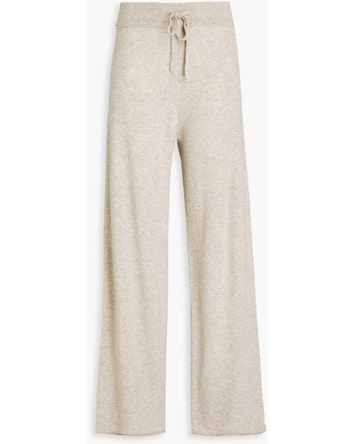 James Perse Cashmere Wide-leg Trousers - White