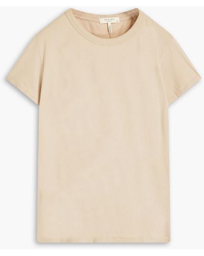 Rag & Bone Cotton-jersey T-shirt - Natural