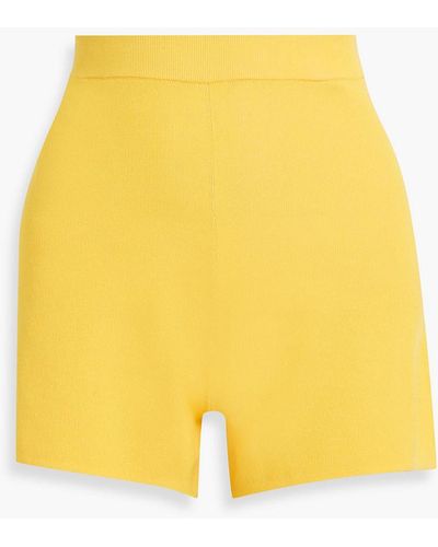 JOSEPH Knitted Shorts - Yellow