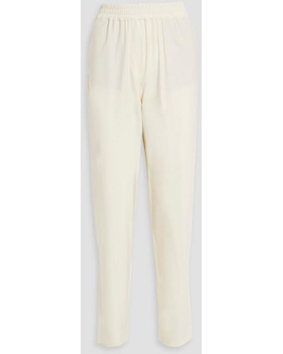 Zeynep Arcay Wool-blend Twill Tapered Pants - White