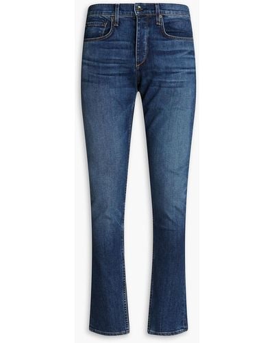 Rag & Bone Fit 1 skinny jeans aus denim in ausgewaschener optik - Blau