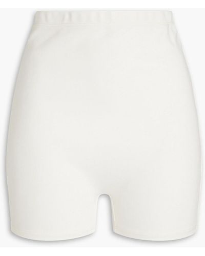 Leset Jersey Shorts - White