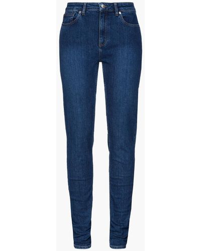 Samsøe & Samsøe Mid-rise Skinny Jeans - Blue