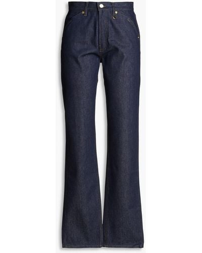 Jacquemus Yelo hoch sitzende jeans mit geradem bein - Blau