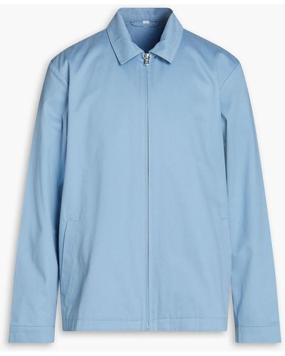 Sunspel Cotton-gabardine Jacket - Blue