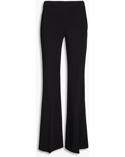 Moschino Crepe Flared Trousers - Black