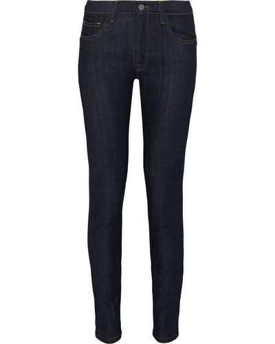 Victoria Beckham Low-rise Skinny Jeans - Blue