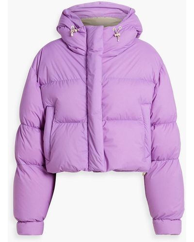 CORDOVA Aomori Quilted Hooded Down Ski Jacket - Purple
