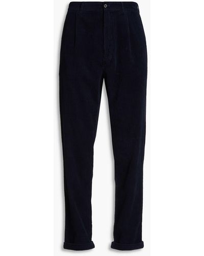 Alex Mill Cotton-corduroy Trousers - Blue