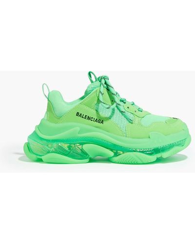 bright green balenciaga shoes