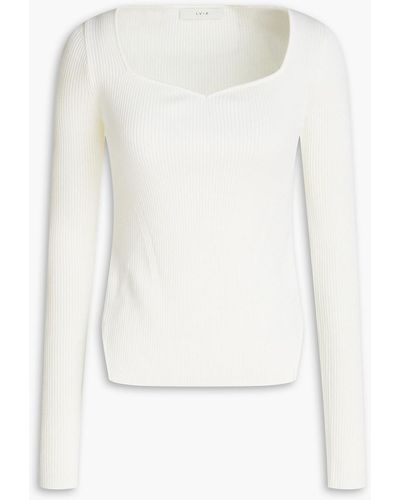 LVIR Ribbed Wool Sweater - White