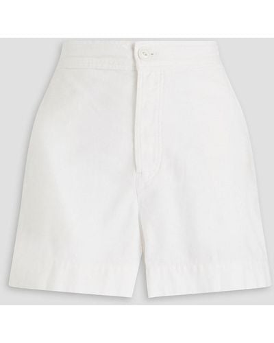 Alex Mill Alessandra Cotton Shorts - White