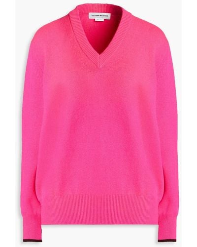 Victoria Beckham Cashmere-blend Sweater - Pink
