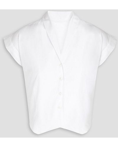 Giuliva Heritage Adelaide Cotton-poplin Shirt - White