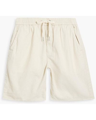 Rag & Bone Reed shorts aus einer leinen-baumwollmischung mit tunnelzug - Weiß