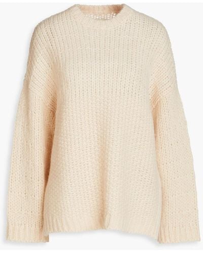 Stella Nova Gunilla Brushed Knitted Sweater - Natural